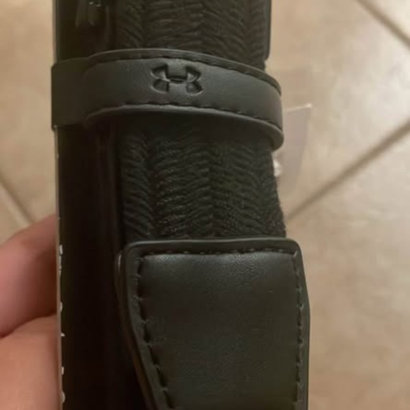 BRAND NEW men under armour golf braided black belt leather end pieces size 38 - Picture 6 of 6
